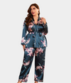 Plus Size Satin Nightwear Set