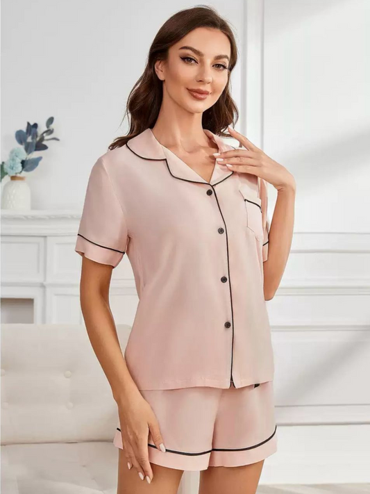 Cotton Pajamas Set (Shorts)